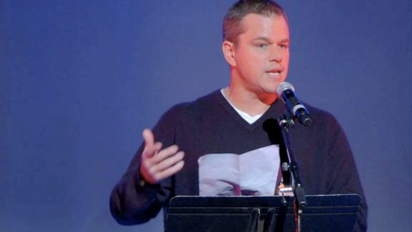 Matt Damon lit un discours d’Howard Zinn sur la désobéissance civile