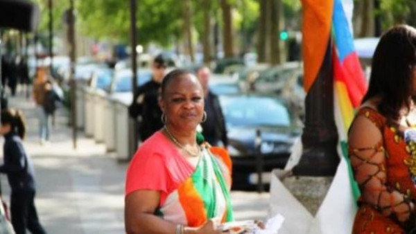 Sit-in devant l’ambassade de Côte d’Ivoire à Paris (7 août 2014)