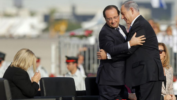 François Hollande soutient Benjamin Netanyahou dans sa politique de répression meurtière