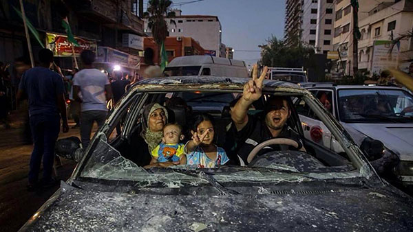 Gaza : israéliens et palestiniens signent un cessez-le-feu
