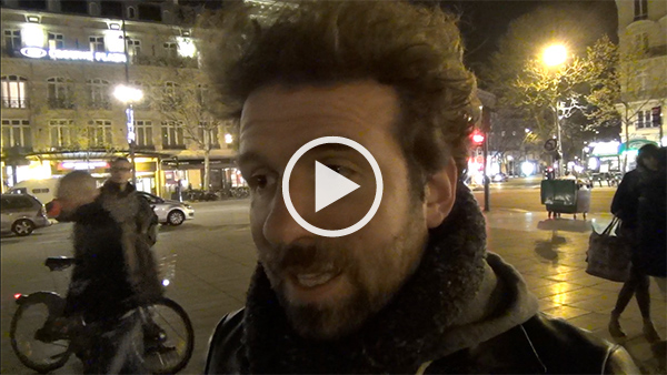Cyril Dion à la Nuit Debout, avant la projection de son film « Demain »