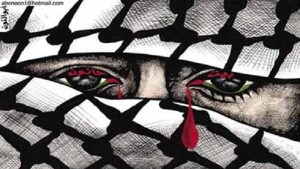 les yeux qui saignent