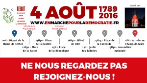 4 août 2016, marche pour la paix, la justice et la démocratie