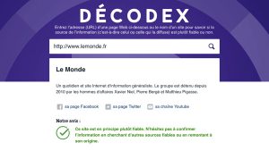 Décodex : quand Le Monde s’estime lui-même être un média « plutôt fiable »